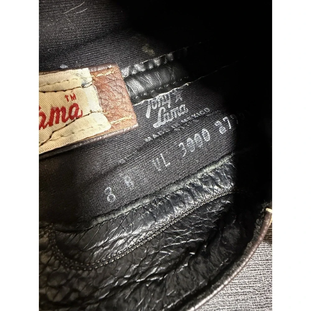 Tony Lama Boots Size 8B Women's Tan Cowboy Western Style VL 3000